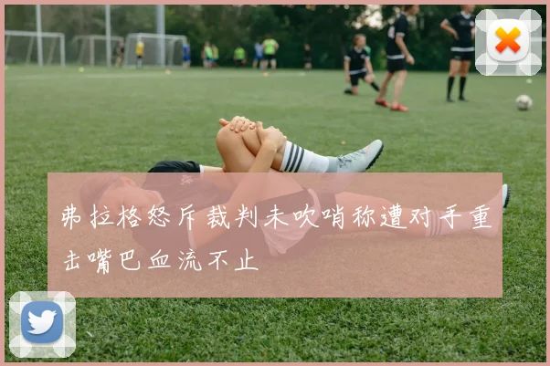 弗拉格怒斥裁判未吹哨称遭对手重击嘴巴血流不止